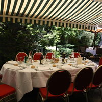 Repas séminaire en terrasse