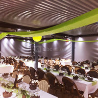 Terrasse de la salle/ Camping des Portes du Beaujolais