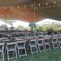 Chapiteau en bord de Saône / Camping des Portes du Beaujolais