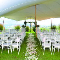 Chapiteau en bord de Saône / Camping des Portes du Beaujolais