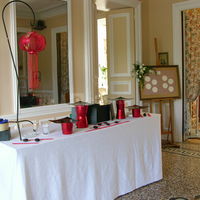 Open bar dans le salon hall