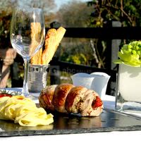 Plat en extérieur country club