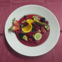 Minestrone de fruits frais