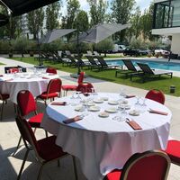 Déjeuner en terrasse