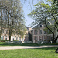 Façade chartreuse du parc