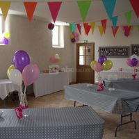Salle en fête