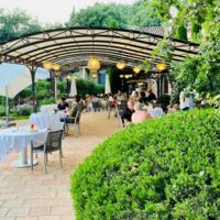 Pergola de la table du cantemerle