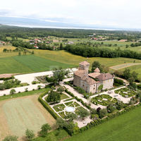Vue aérienne jardin