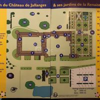 Plan de masse du Château de Jallanges - 12 km de TOURS   réception de 50 à 500 personnes