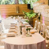 Espace sous les parasols