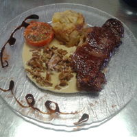 Faux filet aux girolles