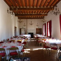 Salle de l'Orange vue sur la cheminée