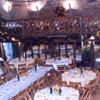 Intérieur grange médiévale