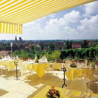 Terrasse avec vue sur rouffach