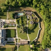 Vue de drone du domaine