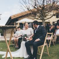 Ceremonie dans le jardin