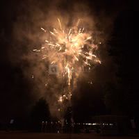 Feux d'artifices sur la plage