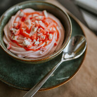 Tiramisu aux pralines roses