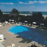 La piscine extérieure d'eau de mer chauffée