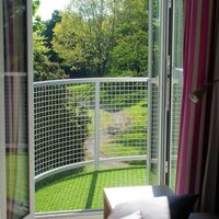 Vue balcon hôtel