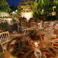 La terrasse de l'hôtel
