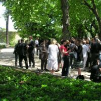 Cocktail dans le parc