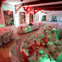 Mariage rouge & blanc - Salle Tourelle
