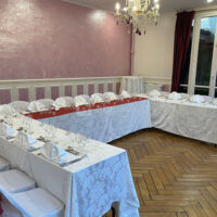 Mariage table U - Salle Pavillon