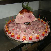 Le jambon pour le vin d'honneur