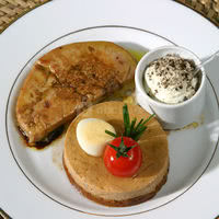 Compotine de lapereau & foie gras chaud