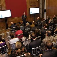 Conférence salon boisé de l'Hôtel d'Heidelbach