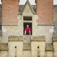 Vue de la chambre du Nid d'Aigle au Château de saint-loup