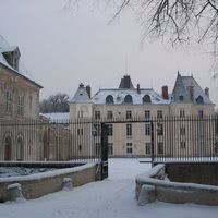 Château de Villiers sous la neige