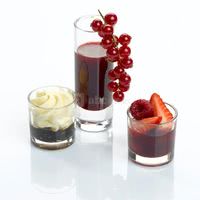 Verrines soupe de fruits rouges