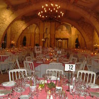 14 grands chandeliers=70 bougies fournies