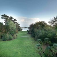 Vue sur l'océan des suites du manoir