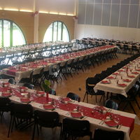 Mariage thème ecru/lie de vin