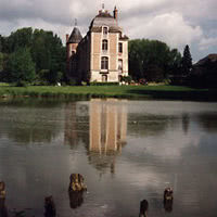 Château vu de l'étang