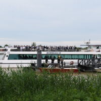 Arrivée bateau - Ponton Grattequina