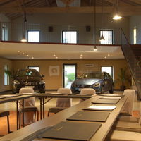 Pavillon réunion interne concession automobile