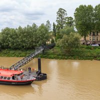 Arrivée bateau au ponton privé