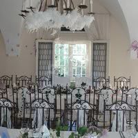 Salle de restaurant le jour du mariage