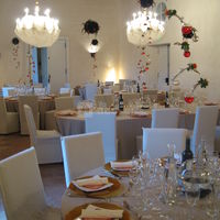 Réfectoire des rouges décoré pour mariage