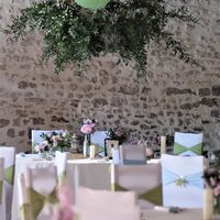 Décoration table de mariés