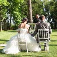Cérémonie de mariage au domaine