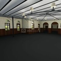 Les écuries : grande salle