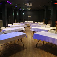 Salle de Conférence, mise en place oblique