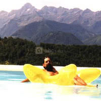 Dans la piscine