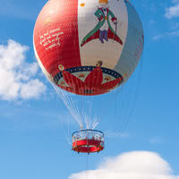 Ballon captif à plus de 150m