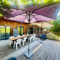 Terrasse Chalet Salamandre 10 personnes